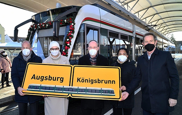 Linie 3 fährt jetzt bis Königsbrunn